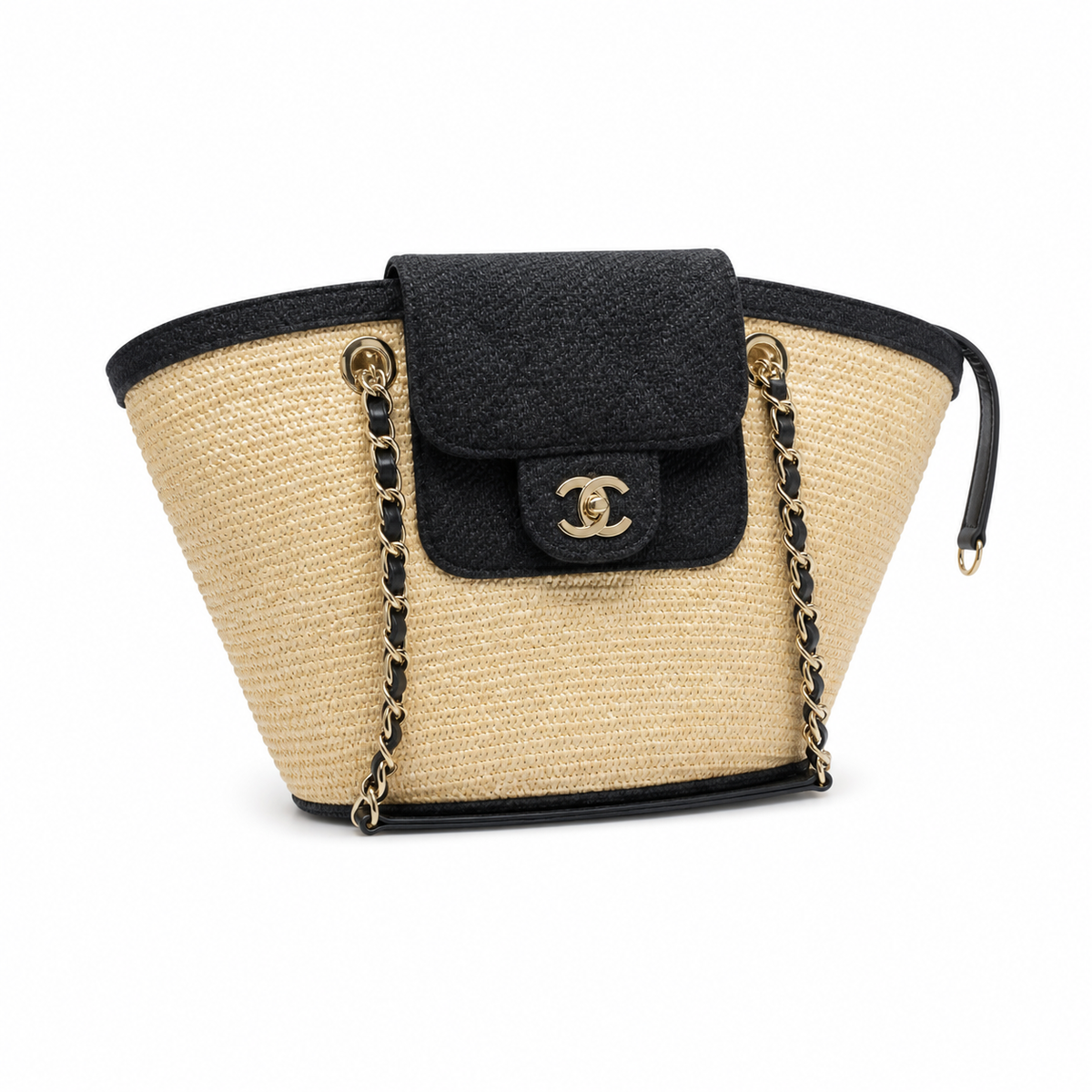 Chanel Canvas Tote Bag 18×41×13cm