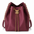 Chanel Large Caviar Leather Shopping Tote Bag with CC Logo