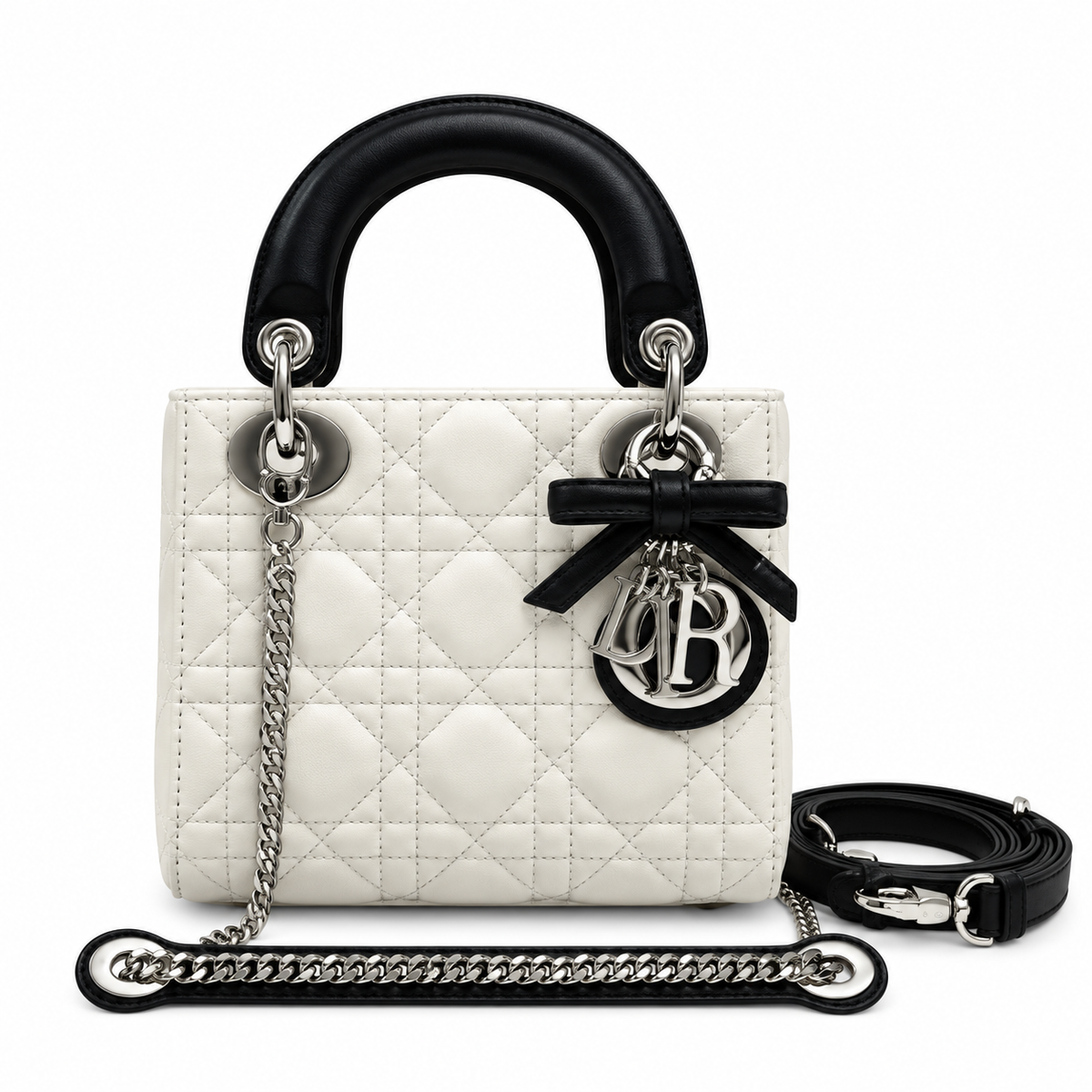 Dior Cannage Quilted Mini Flap Shoulder Bag 17cm