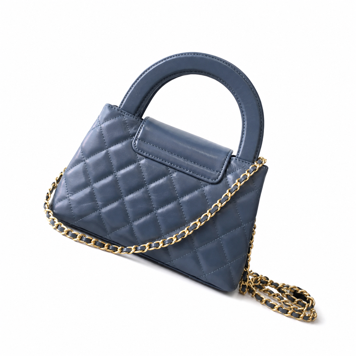 Chanel Mini Crossbody Work Bag 13×19×7cm | Quilted Leather Commuter Shoulder Bag