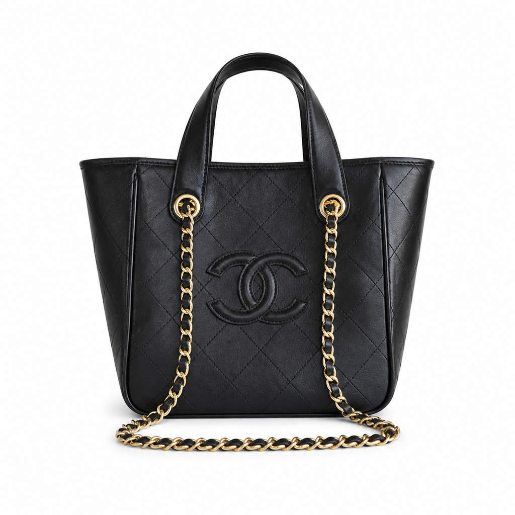 Chanel Logo Print Small Square Crossbody Bag 20.5×21×15cm