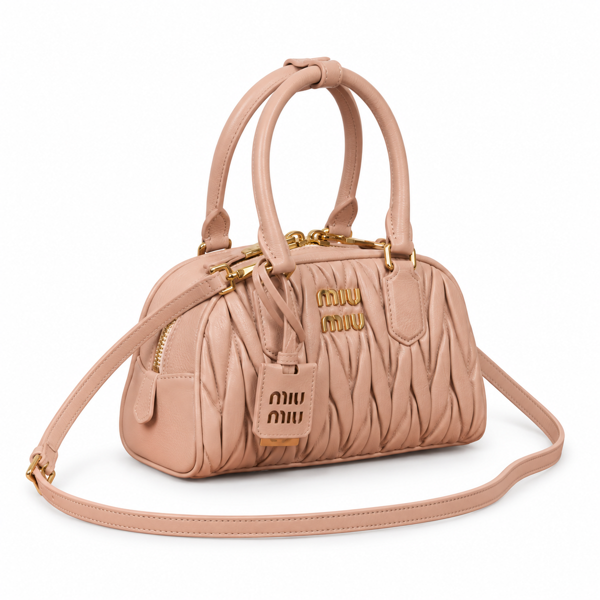 Miu Miu Leather Shoulder Bag 22×13×10.5 cm
