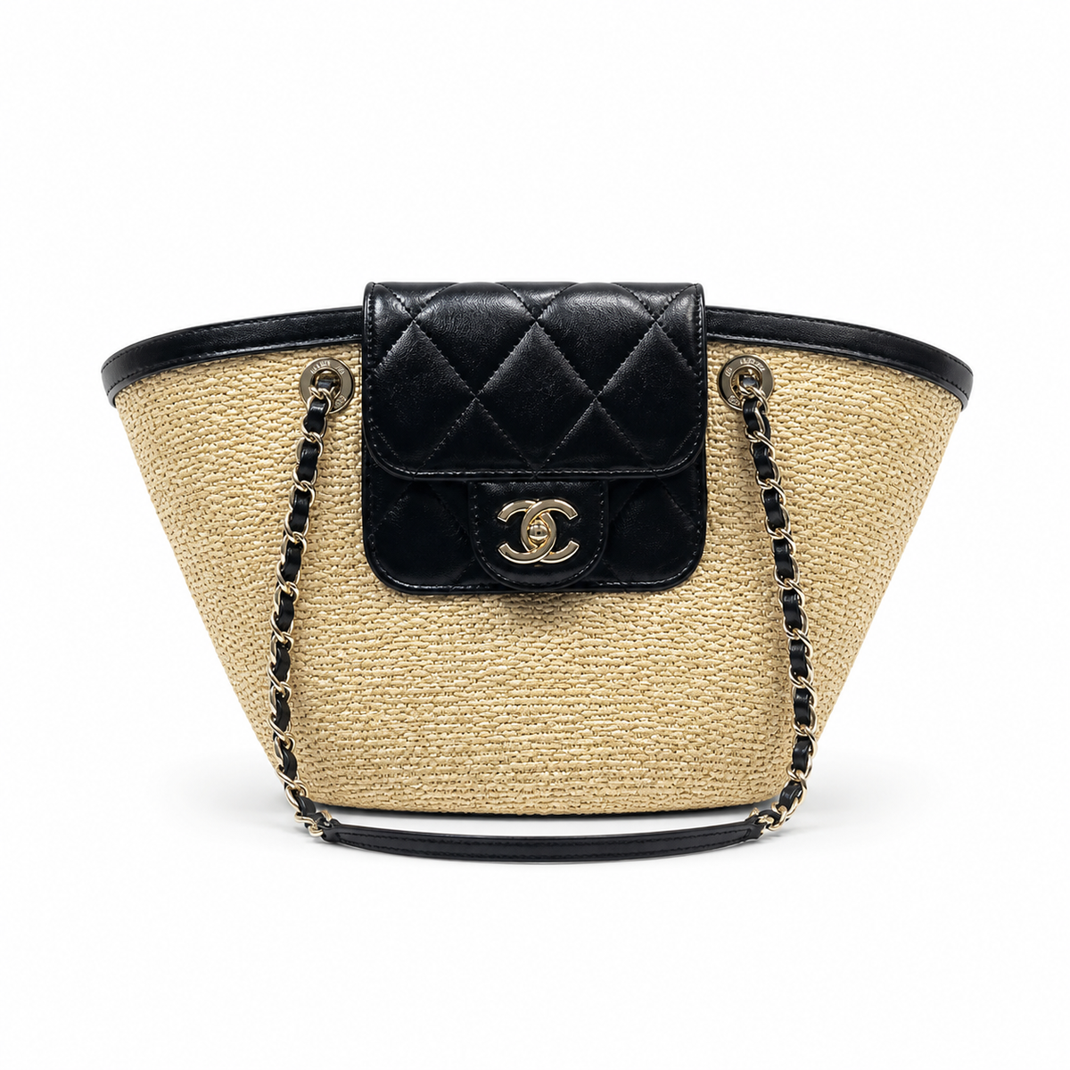 Chanel Deauville Style Tote Bag 18×41×13cm