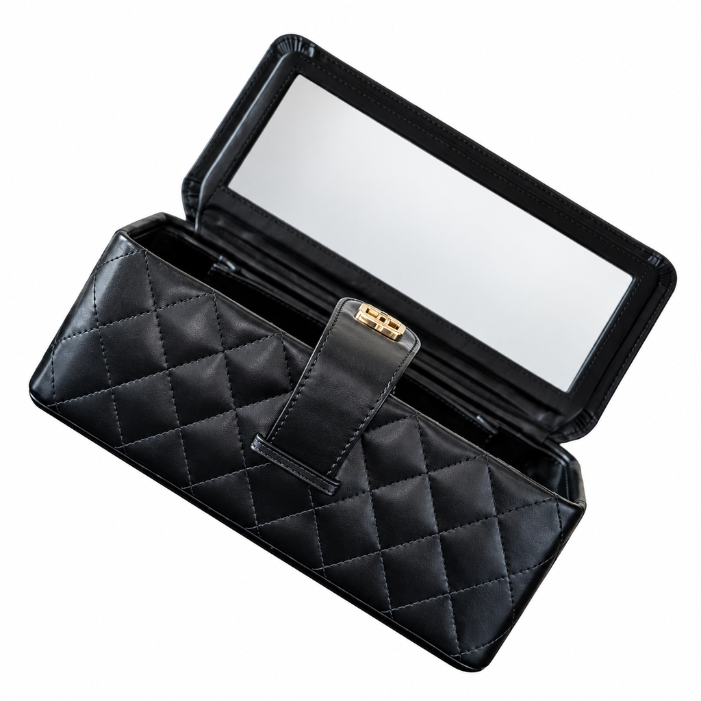 Chanel Mini Rectangle Flap Bag – 20×8.5×6cm | Quilted Leather Handbag