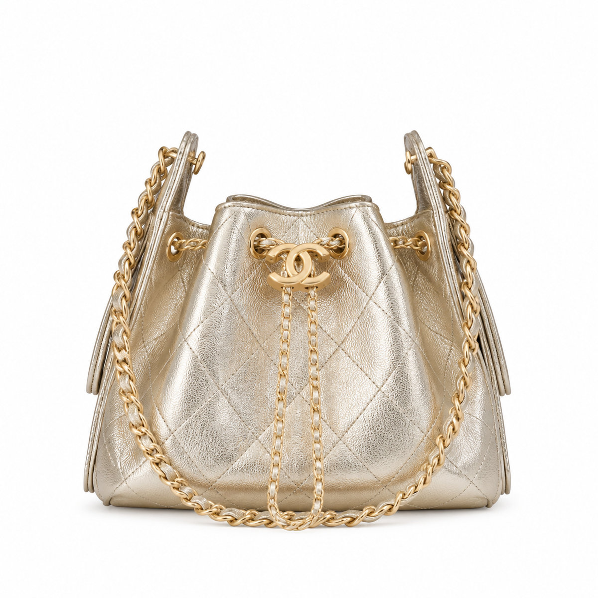 Chanel Mini Classic Flap Blue Quilted Denim Gold Hardware Bag