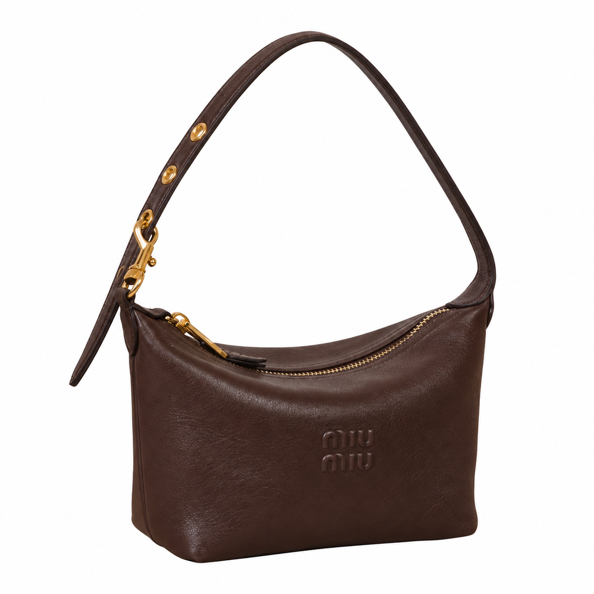 Miu Miu Leather Shoulder Bag 18.5 cm