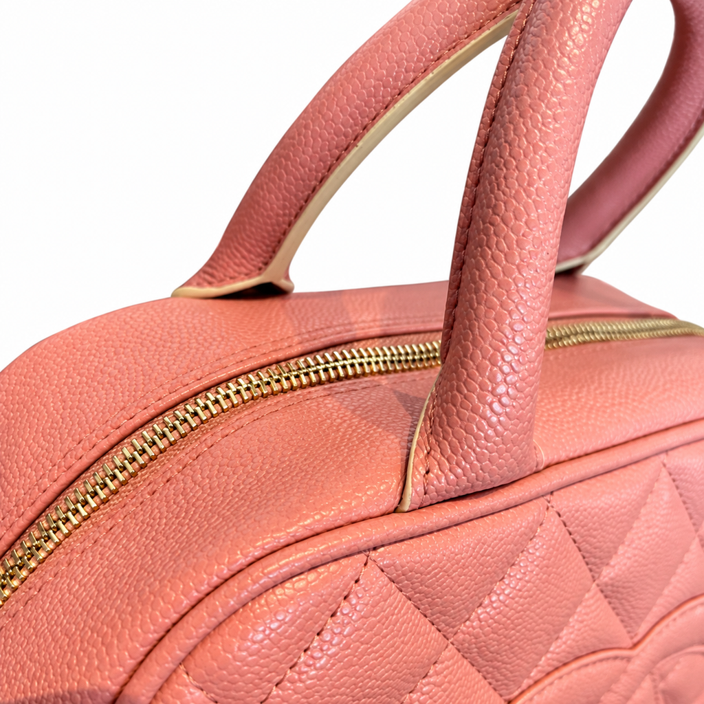 Chanel Top Handle Quilted Handbag 29cm