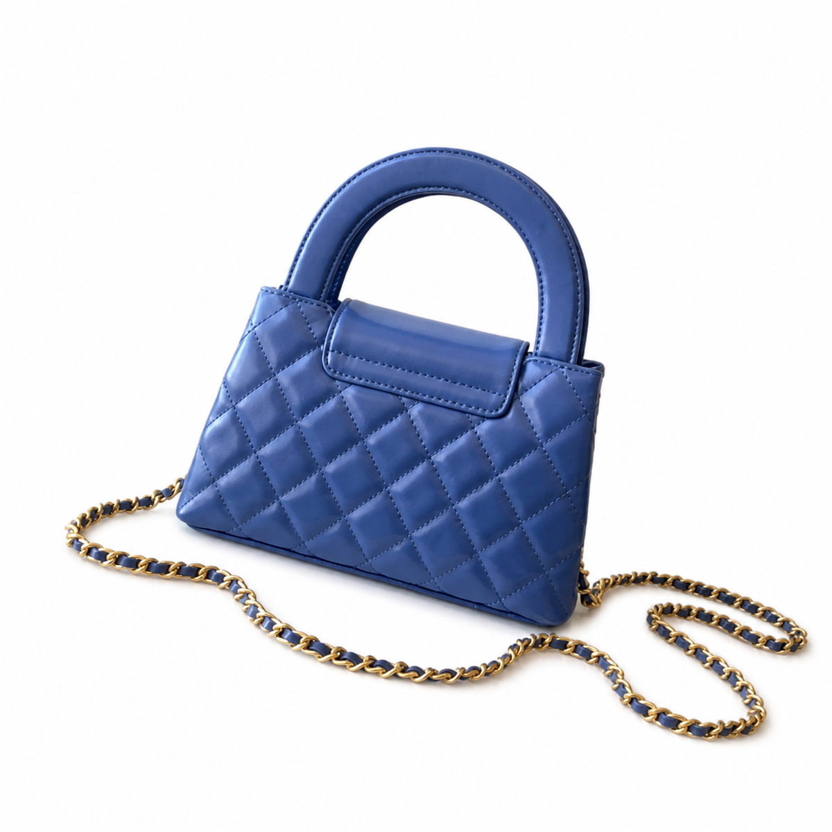 Chanel Classic Flap Crossbody Bag 13×19×7cm | Quilted Leather Gold Chain