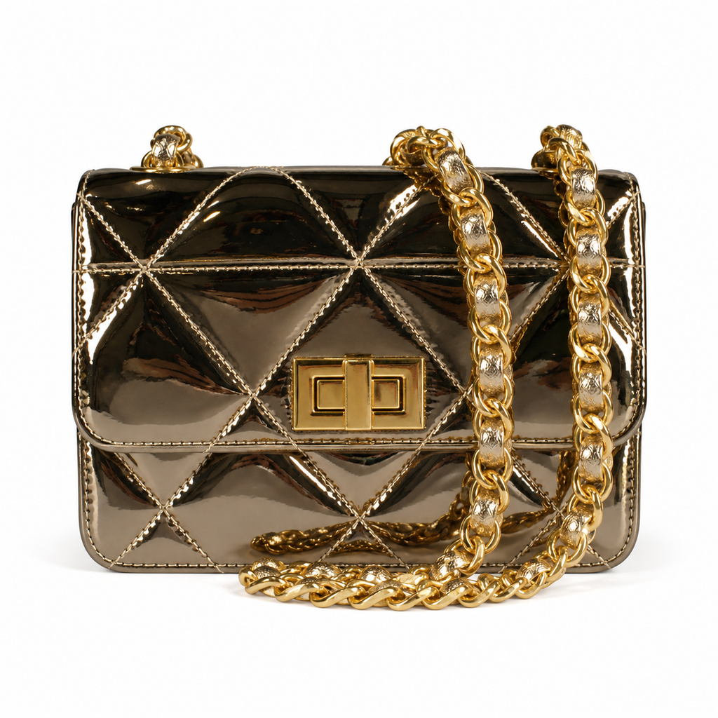 Chanel Slim Double-Chain Bag | 18×4.5×13cm