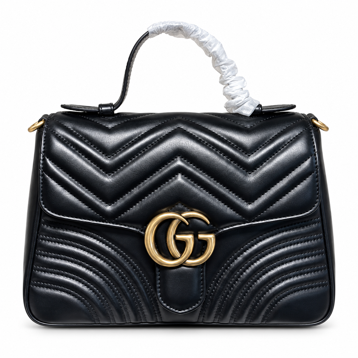 Gucci GG Marmont Small Top Handle Bag Black