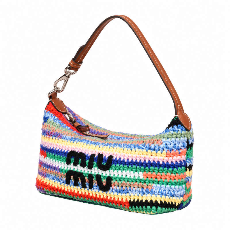 Miu Miu Matelassé Sculpted Crossbody Bag