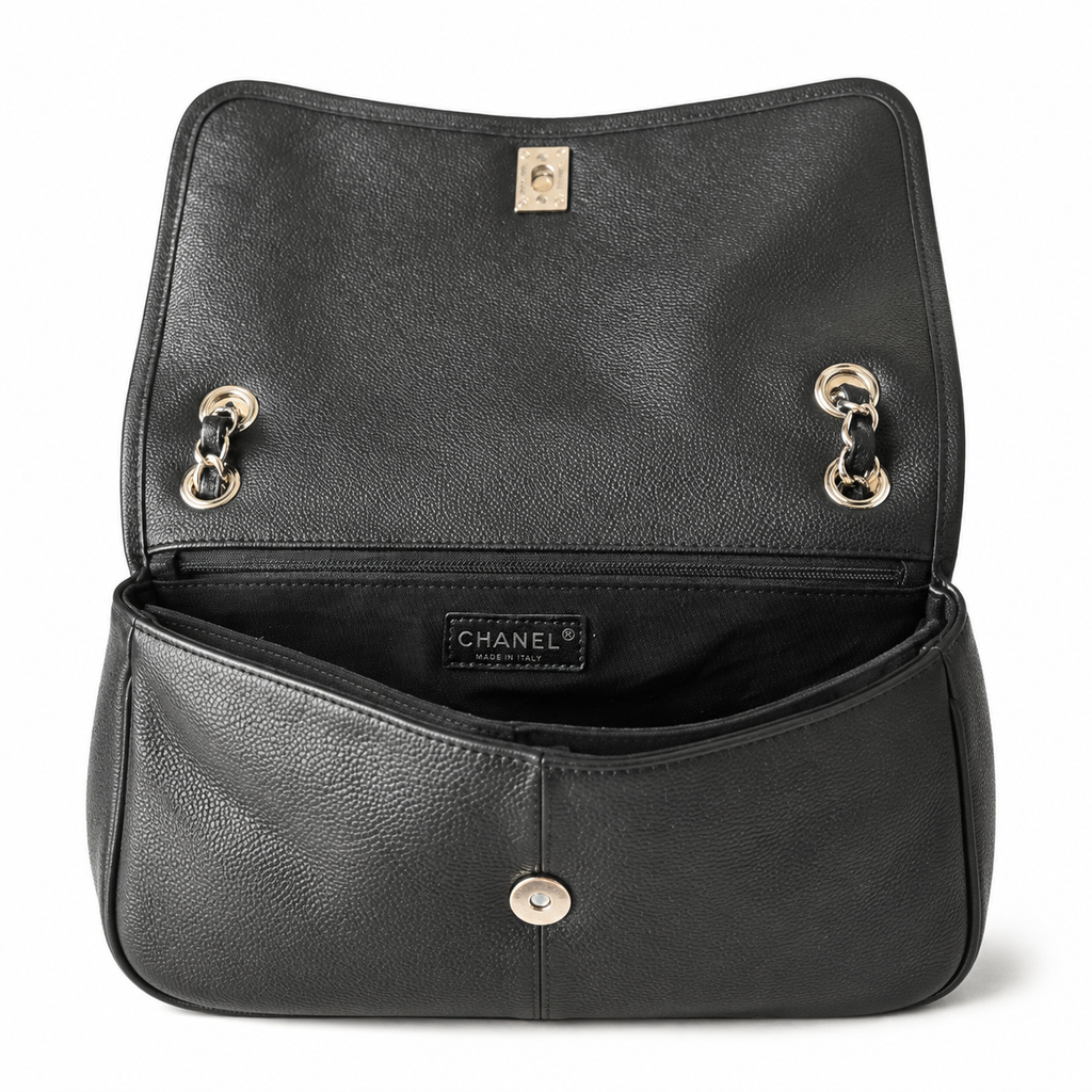 Chanel Medium Logo Flap Crossbody Bag 34×25×10cm