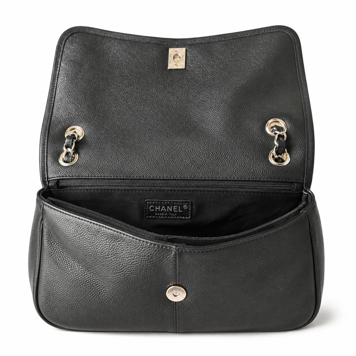 Chanel Medium Logo Flap Crossbody Bag 34×25×10cm