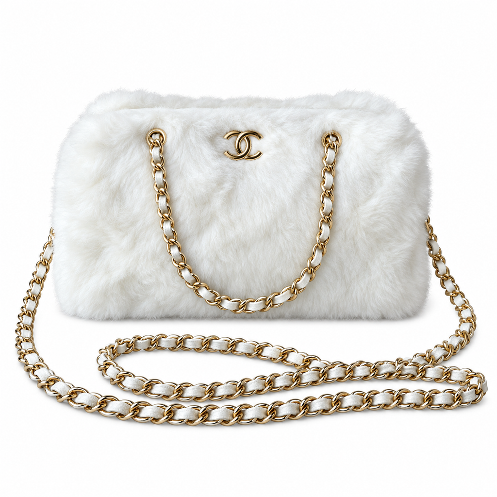 Chanel Quilted Box Flap Bag 18.5cm