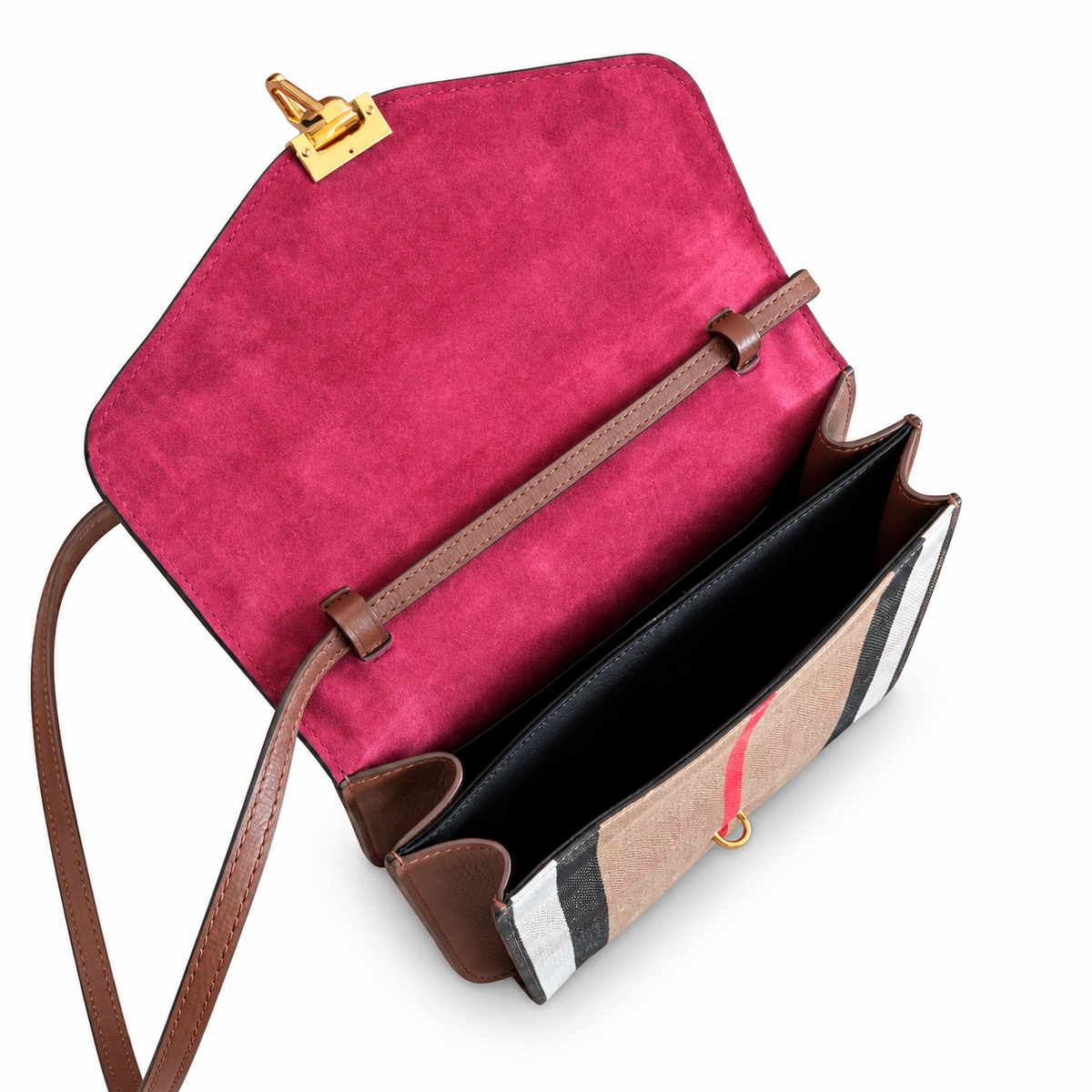 Burberry Heritage Check Crossbody Bag