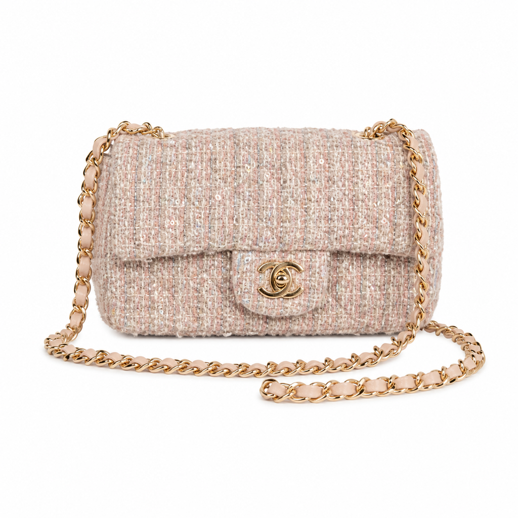 Chanel Round Clutch Crossbody Bag 20cm