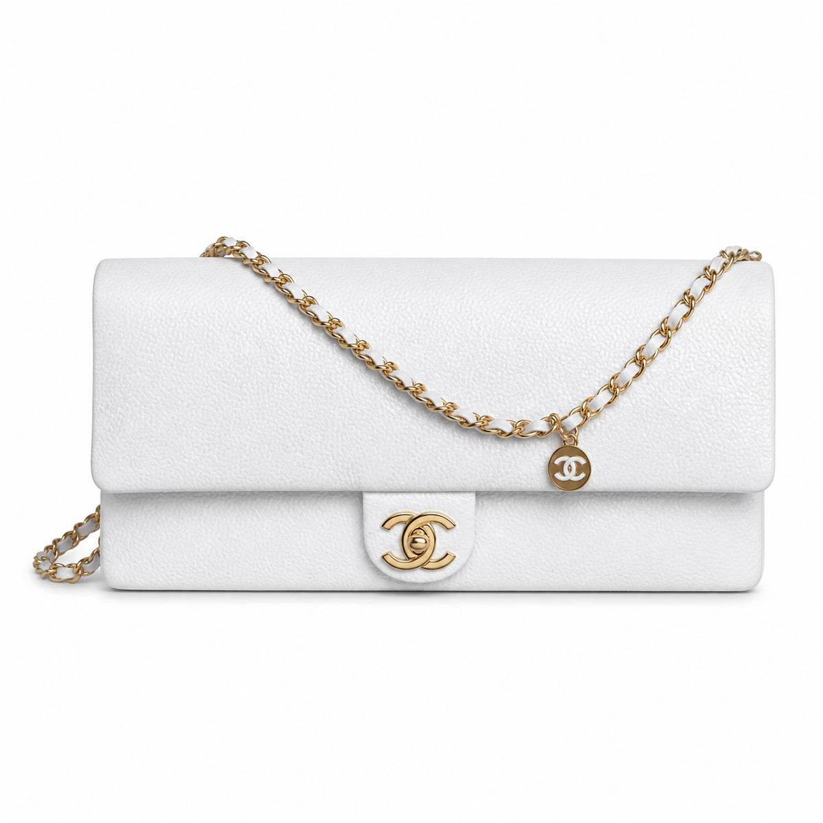 Chanel Long Flap Bag – 15.5×32.5×5cm | Quilted Leather Crossbody