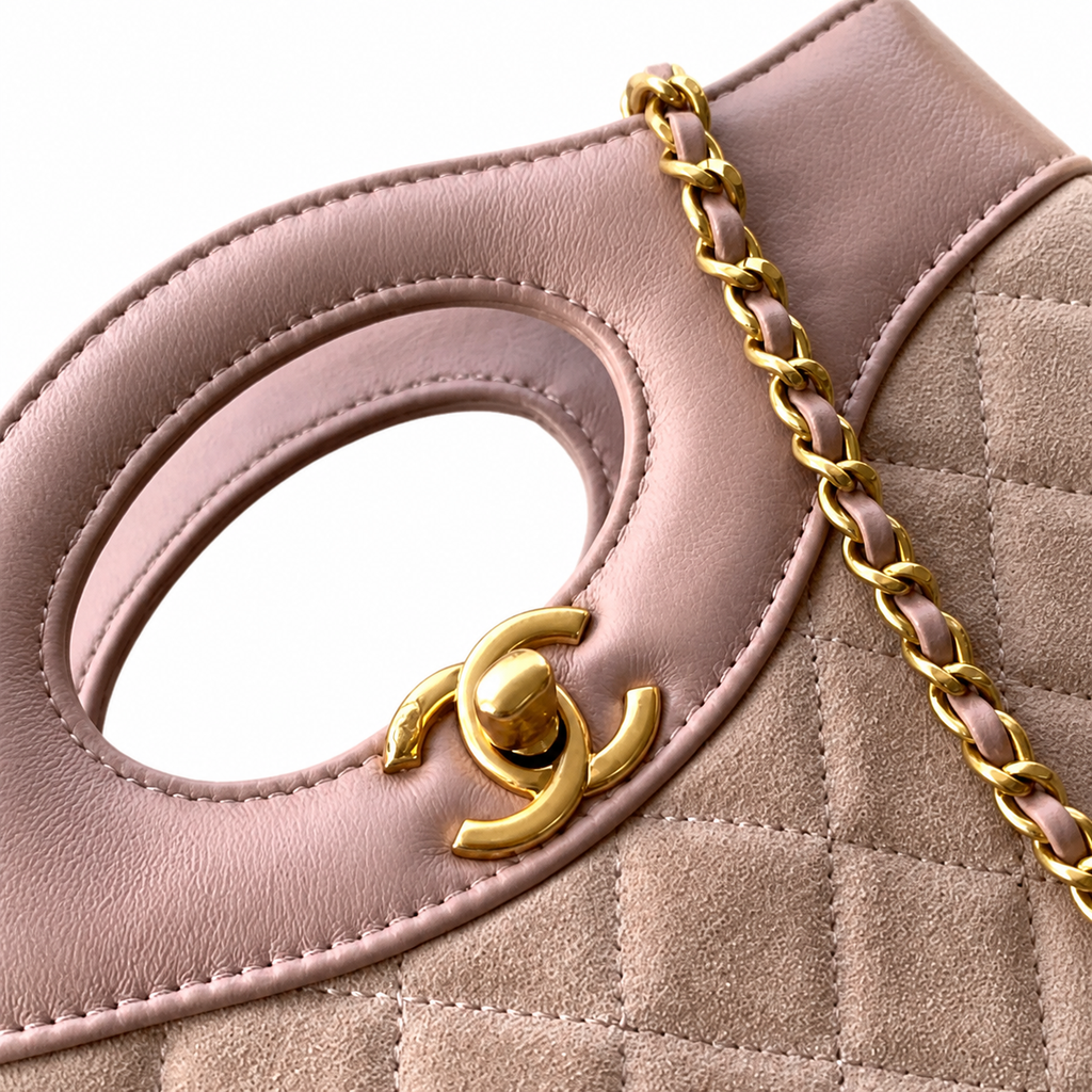 Chanel Large Quilted Crossbody Bag 22×23×5.5cm | Work Tote Alternative Leather Shoulder Bag