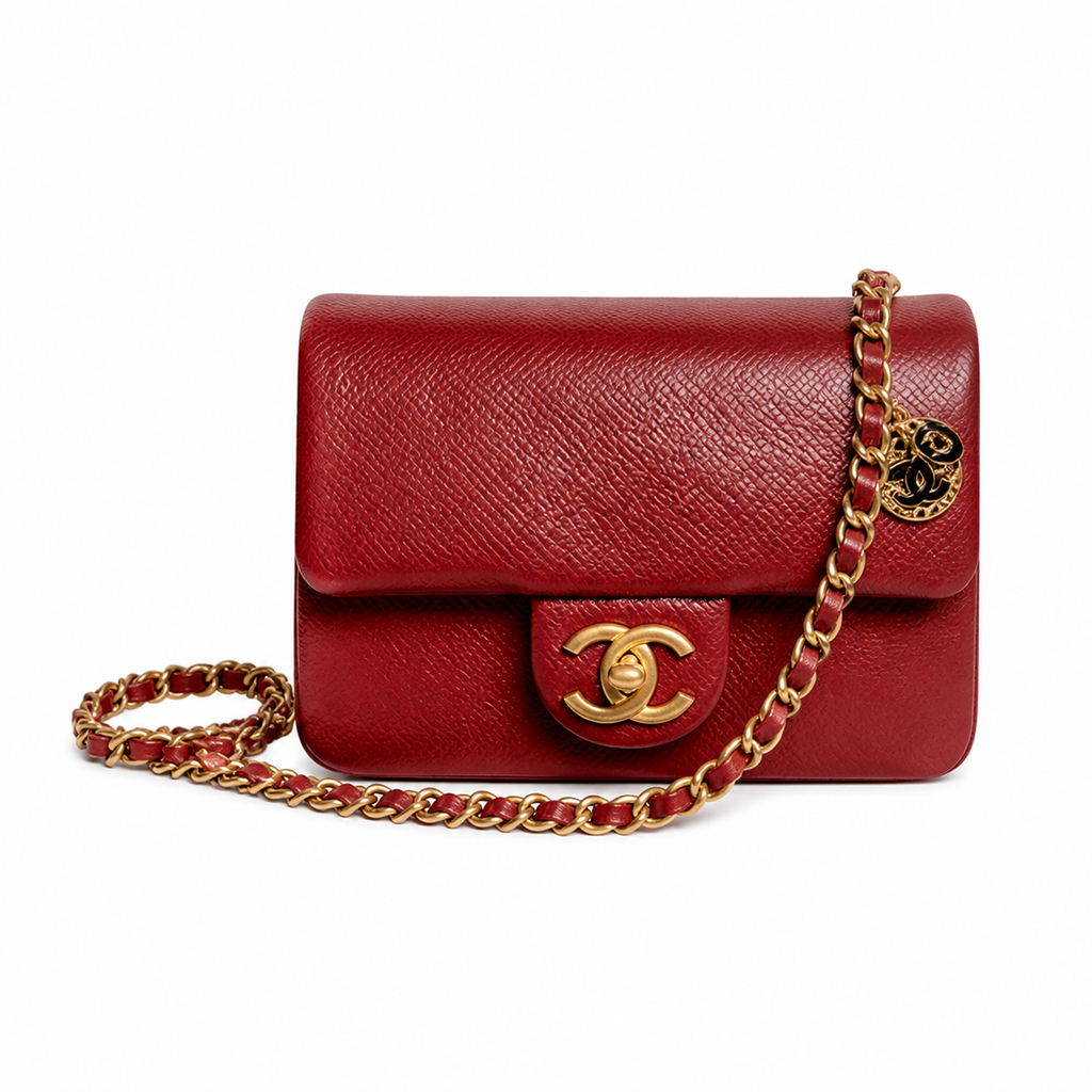Chanel Tweed Mini Rectangular Flap Crossbody Bag 13×17.5×6cm