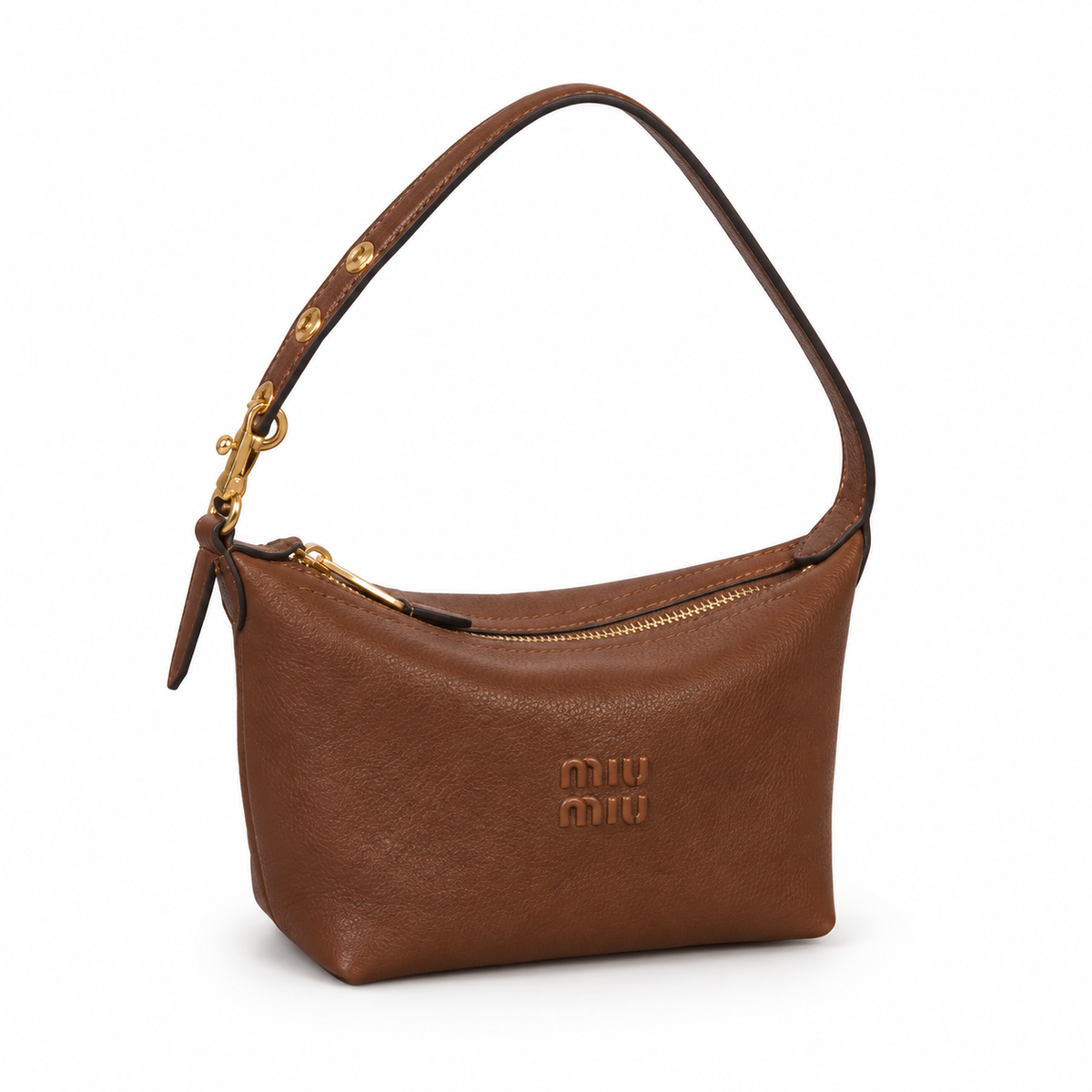 Miu Miu Leather Shoulder Bag 18.5cm