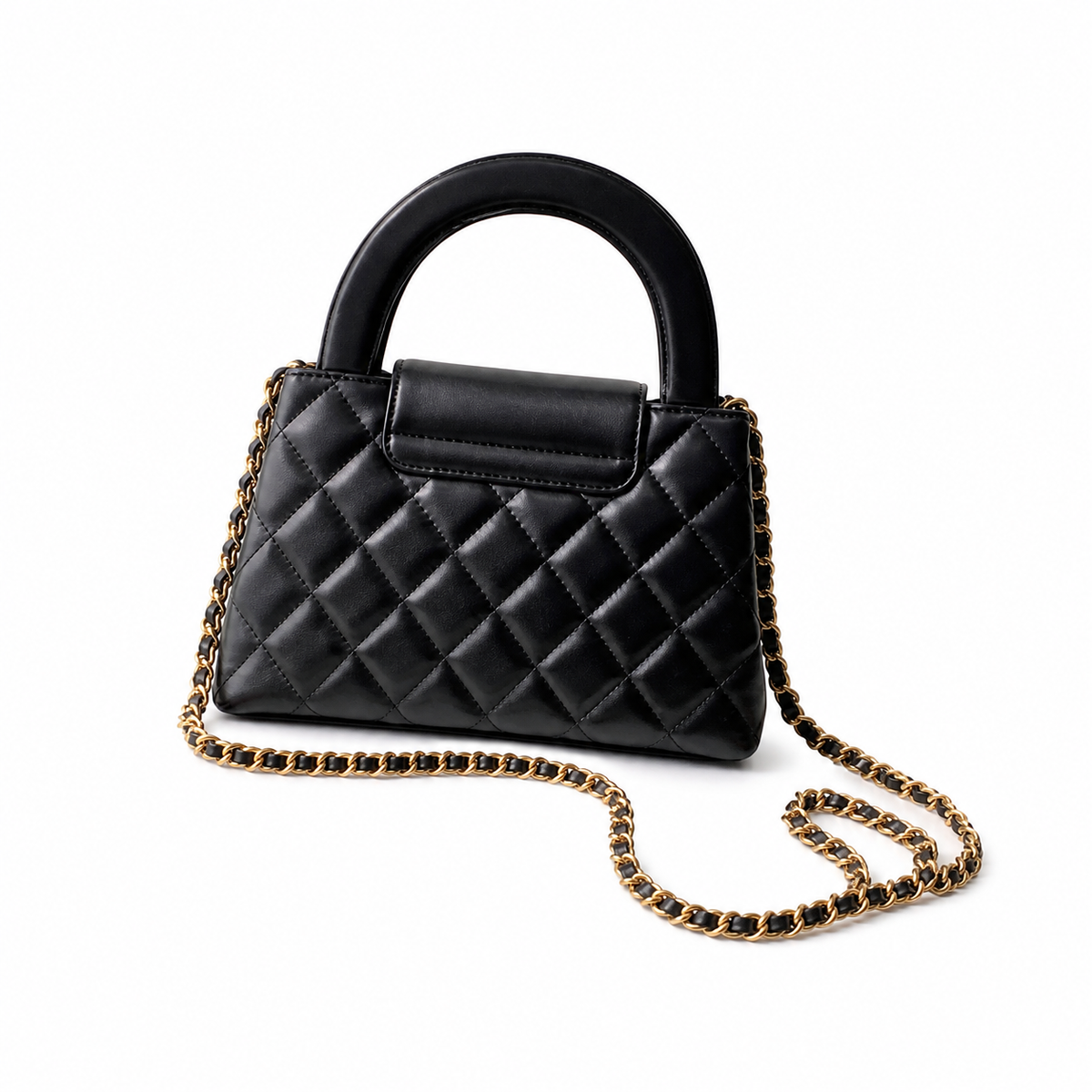 Chanel Quilted Travel Crossbody Bag 13×19×7cm | Compact Leather Vacation Shoulder Bag