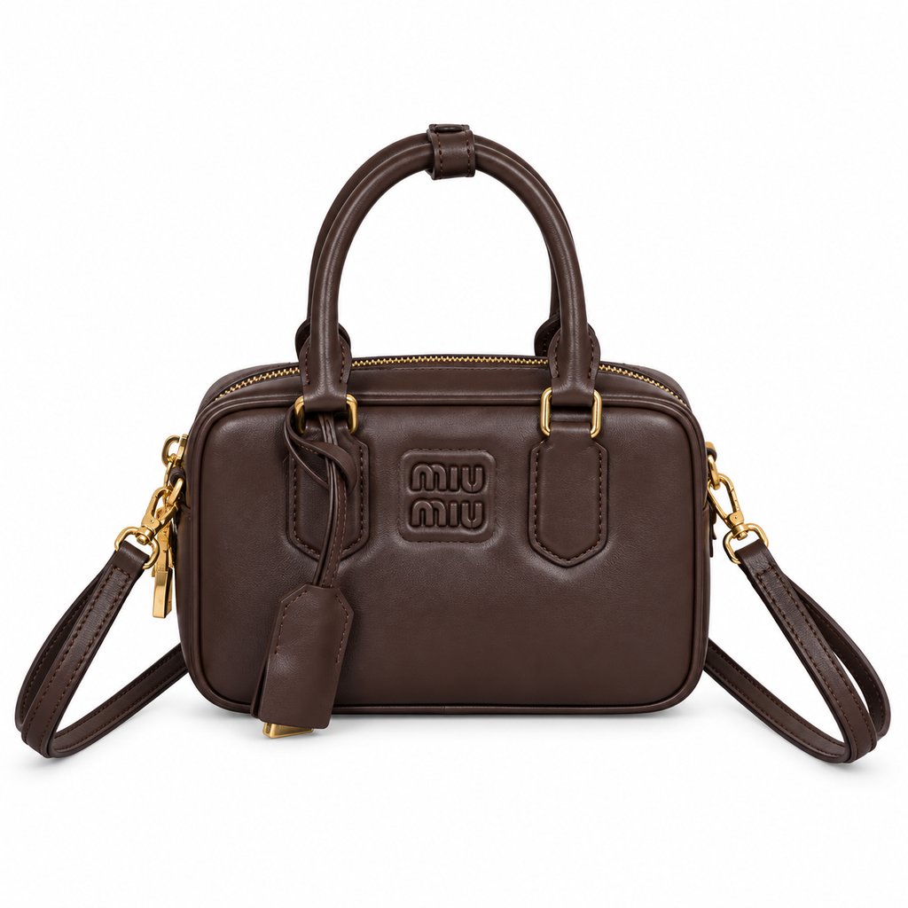 Miu Miu Convertible Leather Bag 19×13×6 cm
