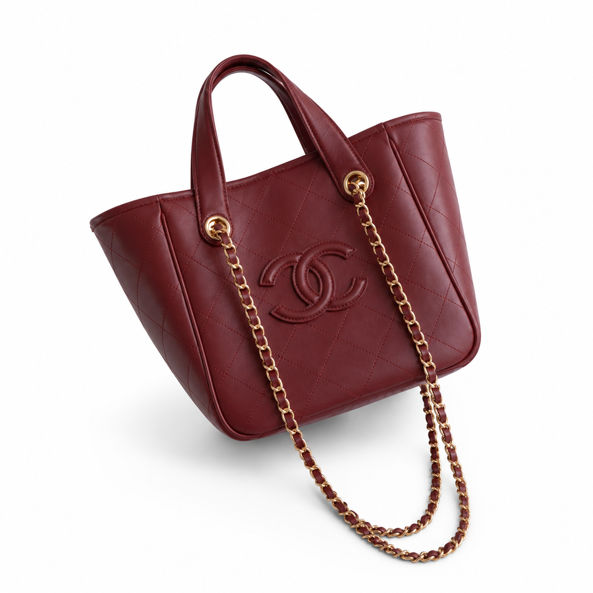 Chanel CC Small Square Crossbody Bag 20.5×21×15cm