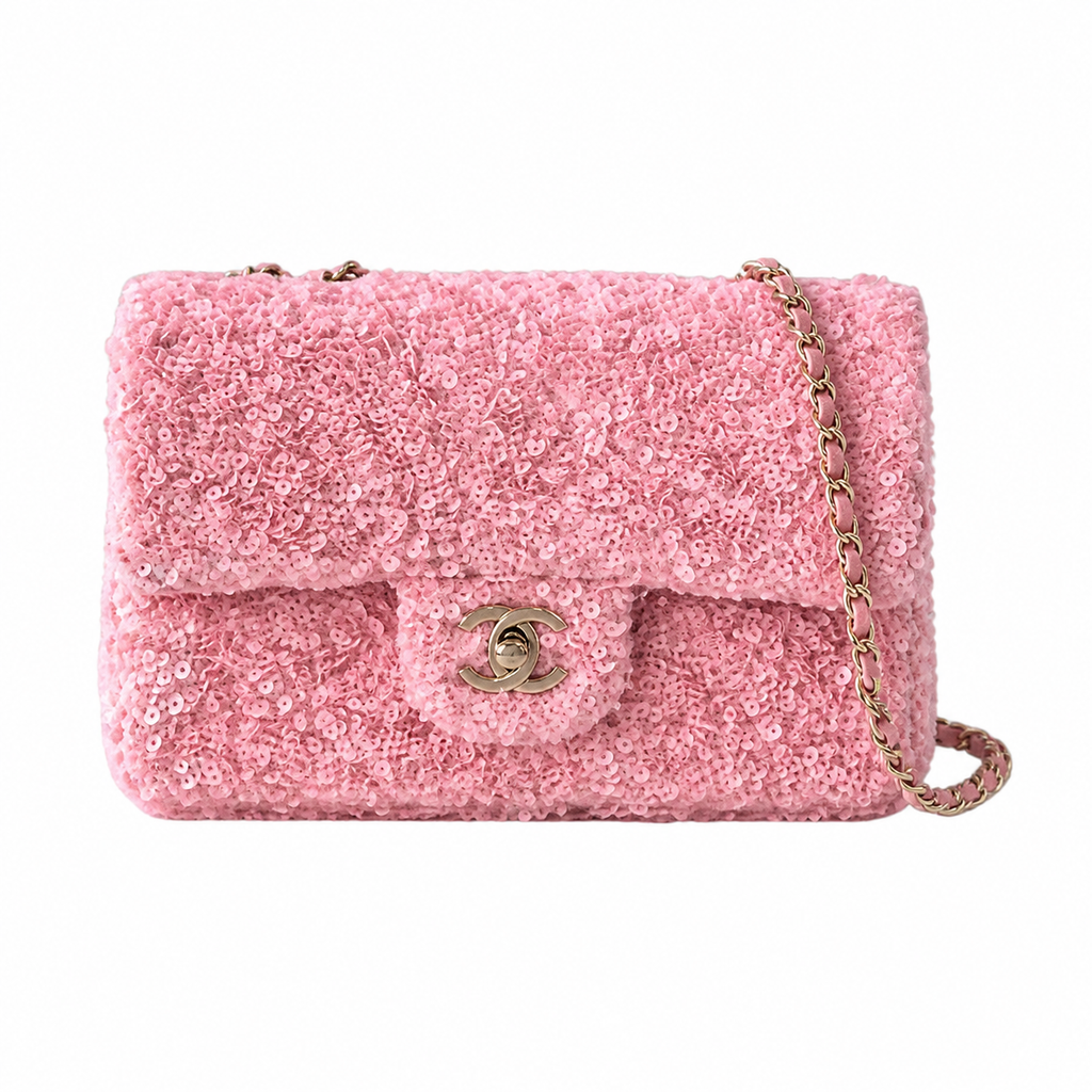 Chanel Pearl Crush Round Crossbody Bag 20cm