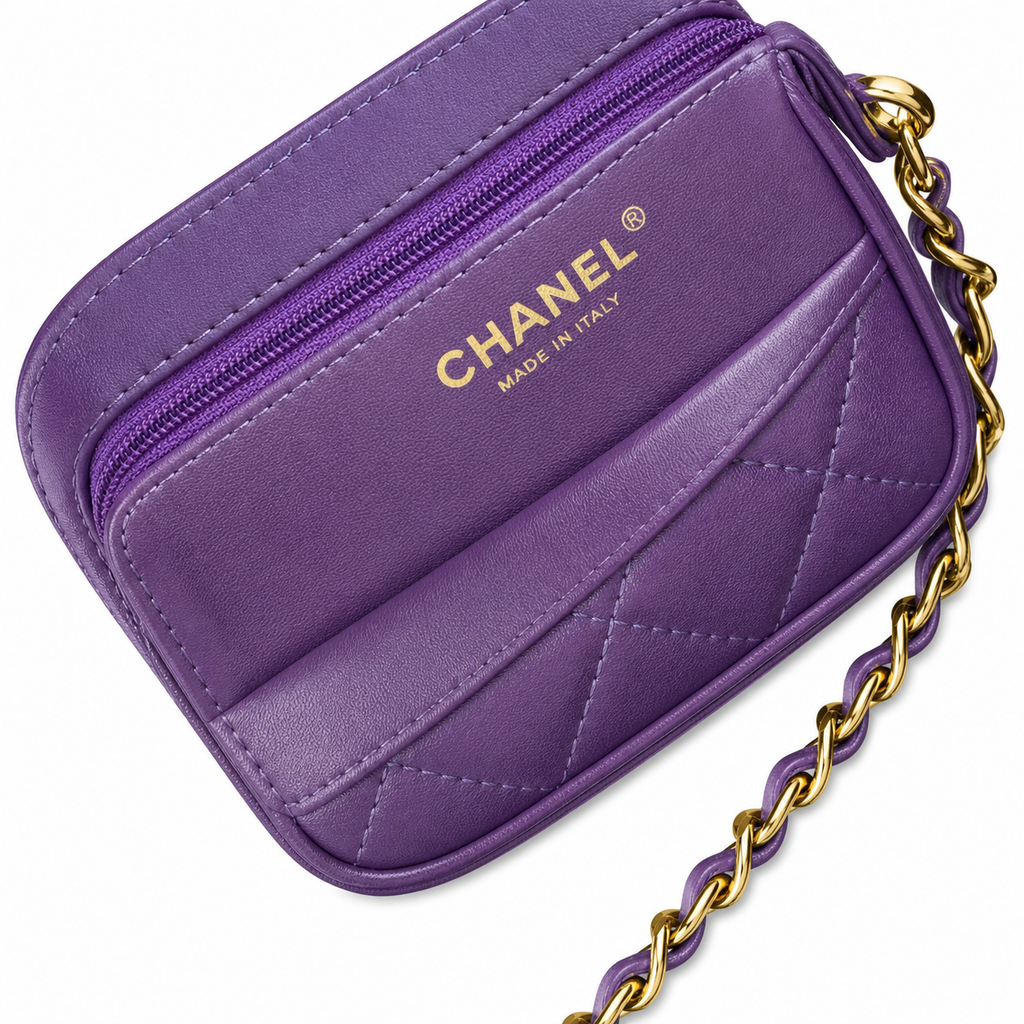 Chanel Quilted Crossbody Bag 13×19×7cm | Classic Chain Strap Luxury Evening Bag