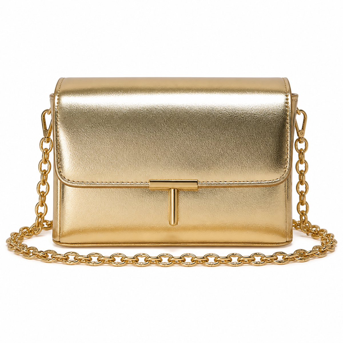 Chanel Slim Double-Chain Bag | 18×4.5×13cm