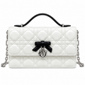 Dior Cannage Quilted Sleek Shoulder Bag 21cm