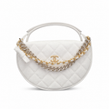 Chanel Quilted Leather Balanced Chain Shoulder Bag