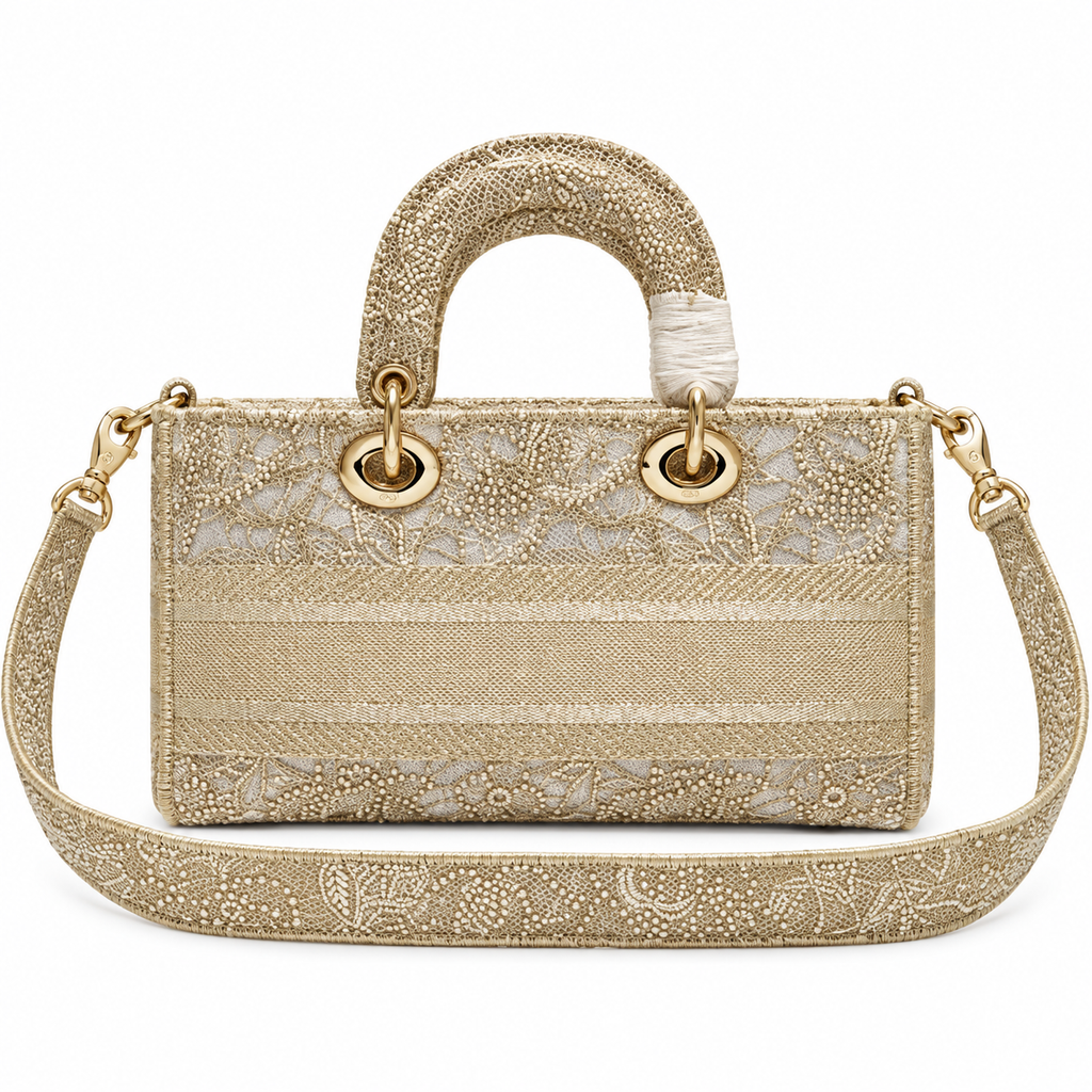 Dior Cannage Quilted Signature Flat Bag 26cm