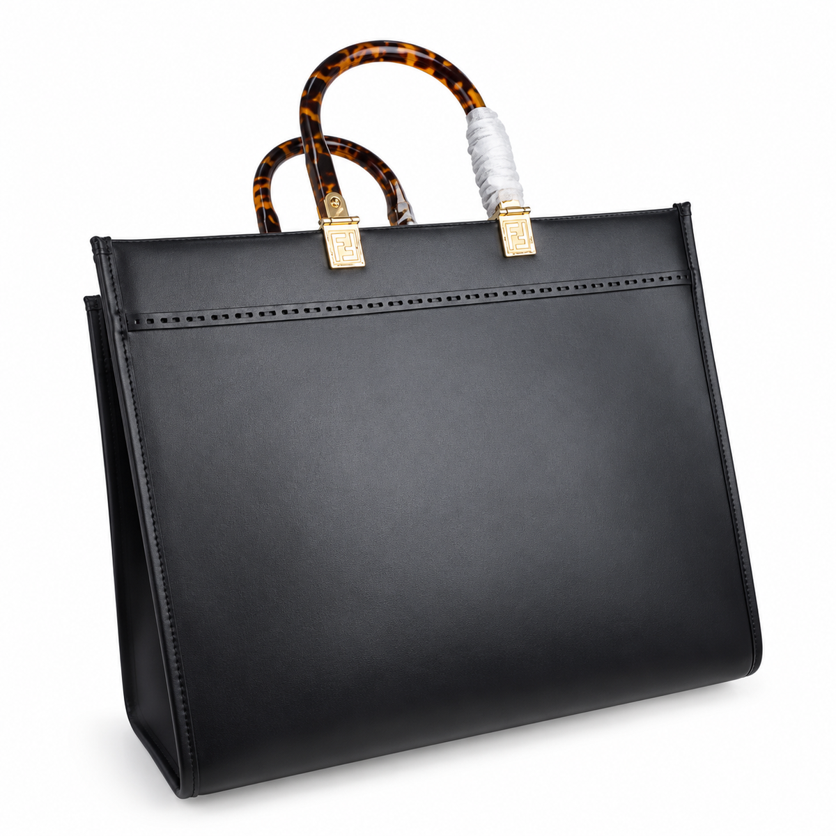 Fendi Tote Bag 35cm – FF Logo Canvas Shoulder Shopper
