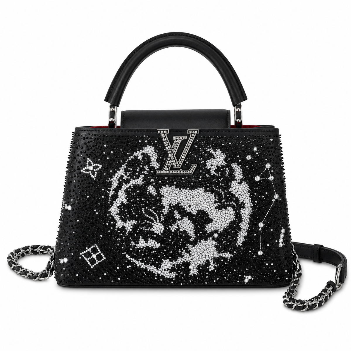 Louis Vuitton Monogram Heritage Crossbody Satchel Bag