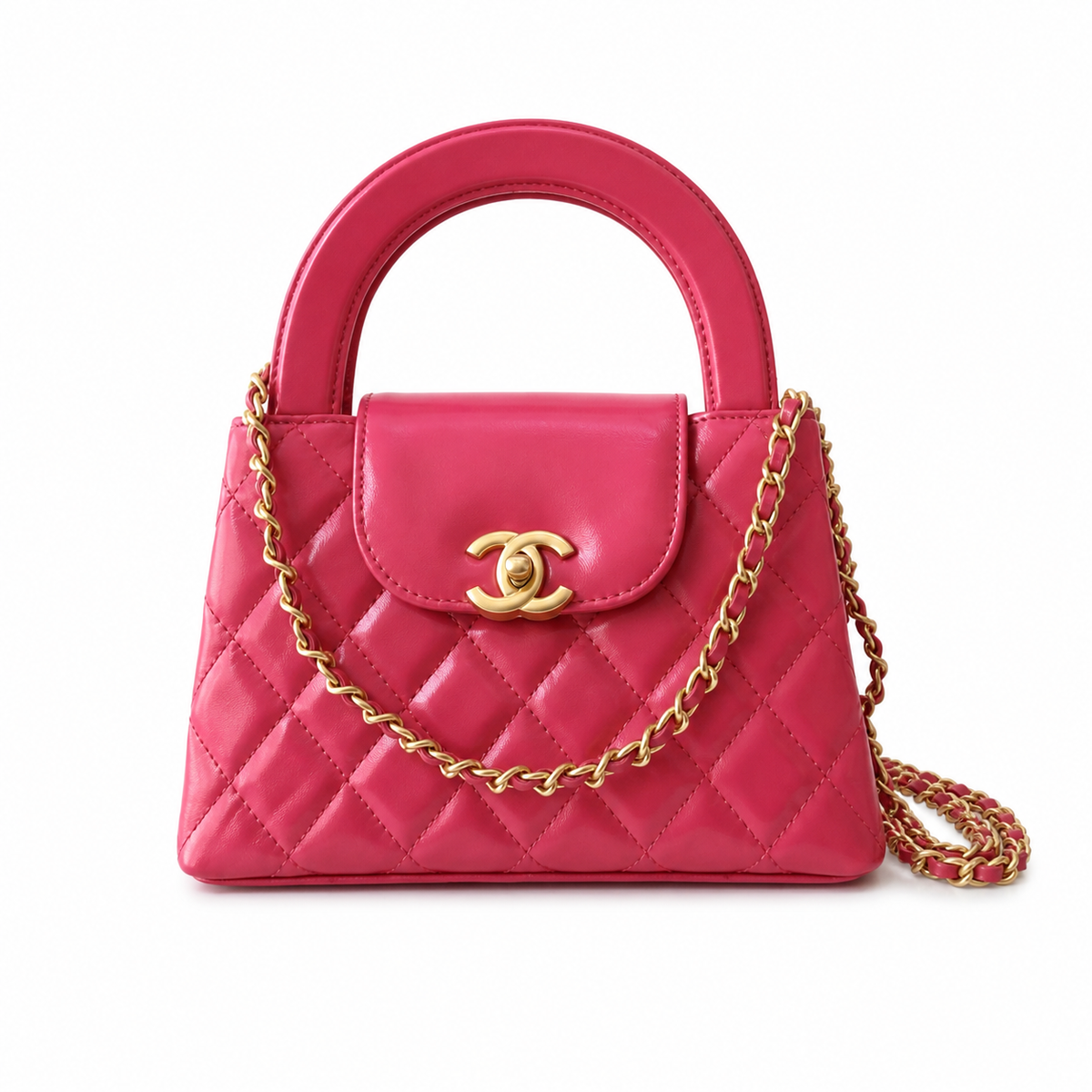 Chanel Date Night Crossbody Bag 13×19×7cm | Quilted Leather Romantic Evening Bag