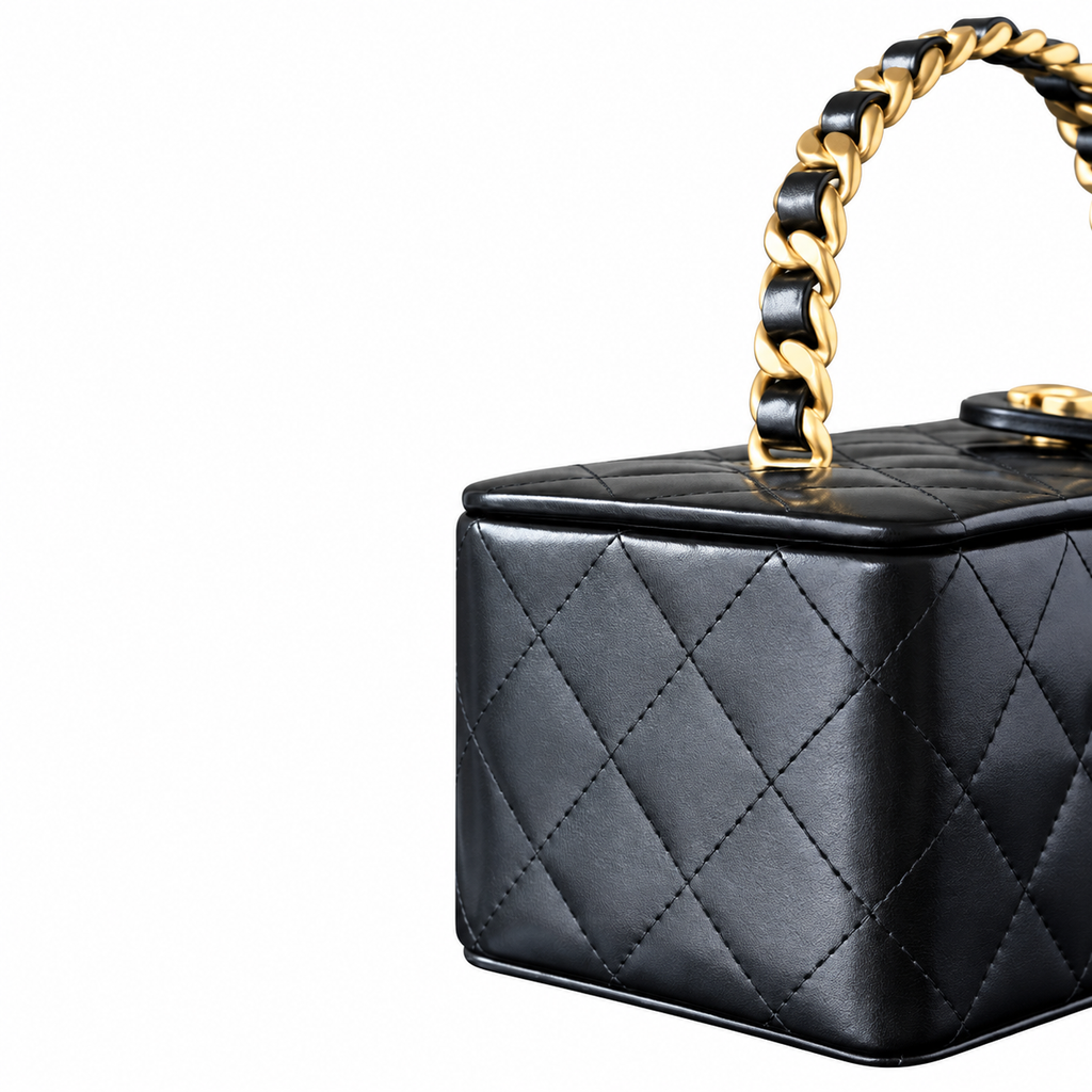 Chanel Mini Rectangle Flap Bag – 20×8.5×6cm | Quilted Leather Handbag