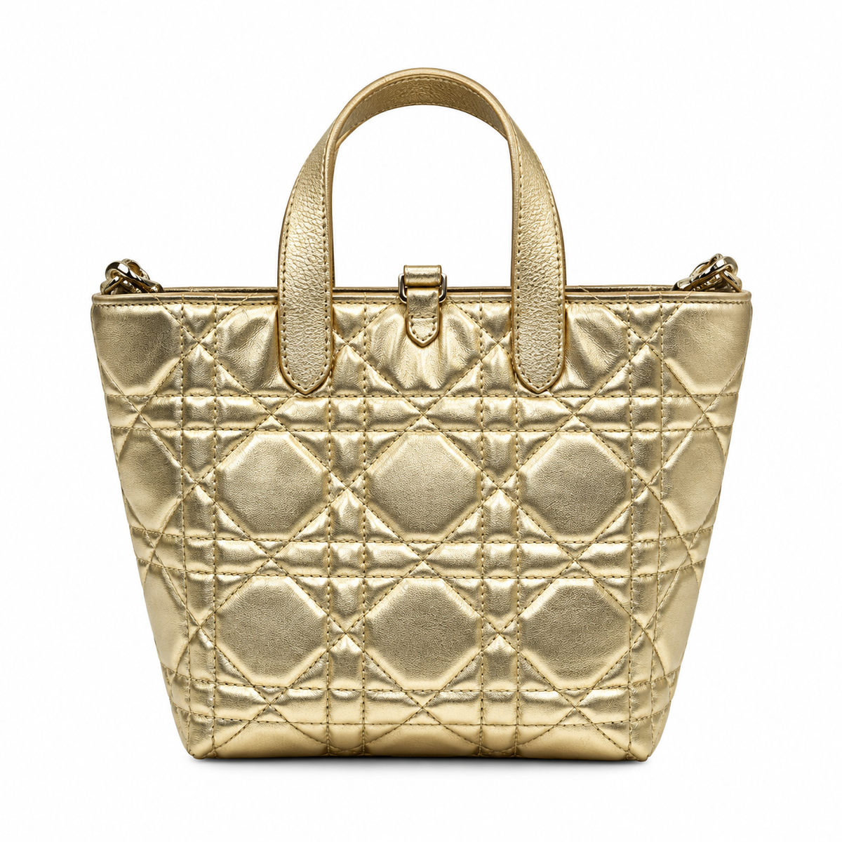 Dior Cannage Quilted Travel Shoulder Bag 23cm