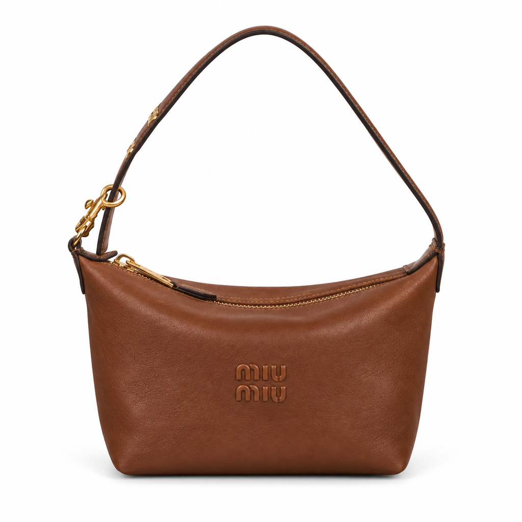 Miu Miu Leather Shoulder Bag 18.5cm