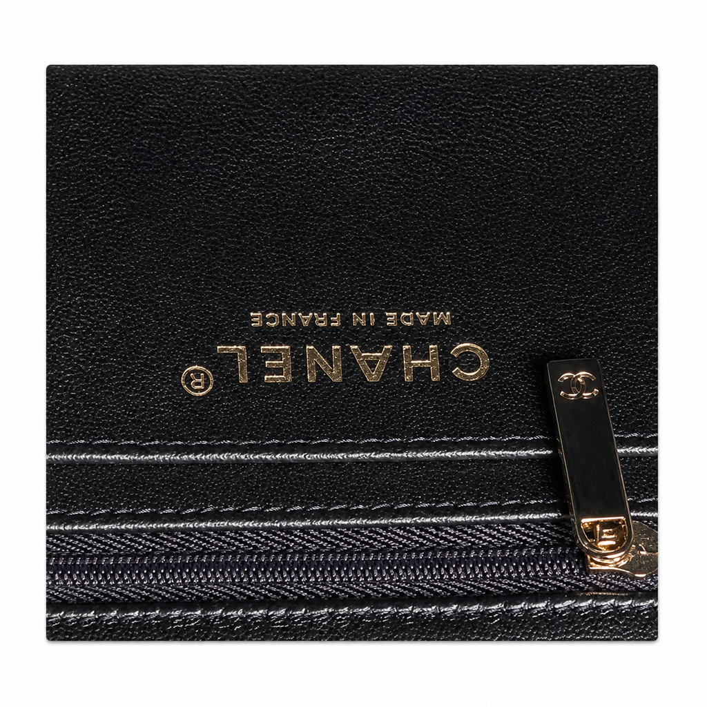 Chanel Black Patent Leather Quilted Mini Flap Bag | Top Handle & Gold CC | 20cm