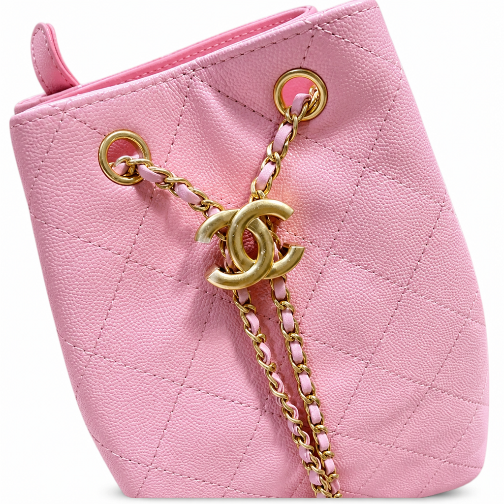 Chanel Quilted Leather Backpack | 23×23×14cm
