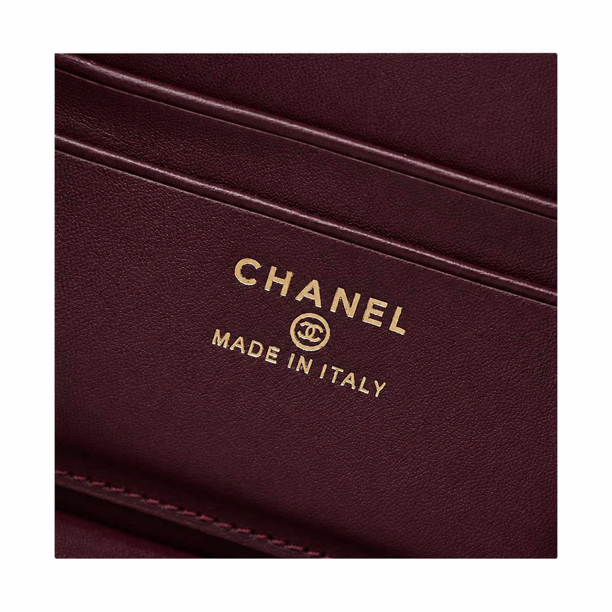 Chanel Burgundy Lizard-Embossed Leather Mini Top Handle Flap Bag