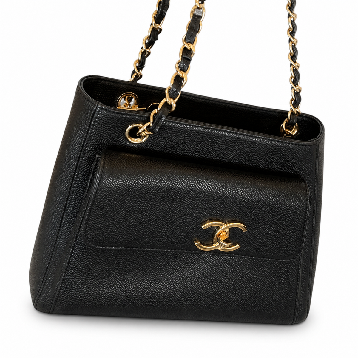 Chanel Vanity Case Bag – 20×10.5×22cm | Quilted Leather Crossbody