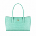 Chanel CC Quilted Oversized Tote | Gold Chain Handle — 39cm