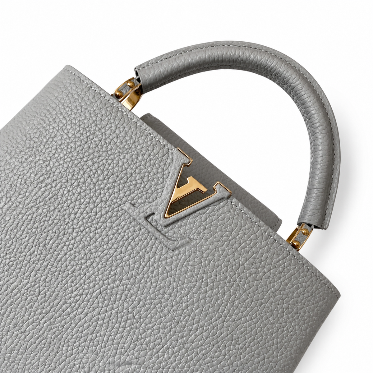 Louis Vuitton Gray Top Handle Bag
