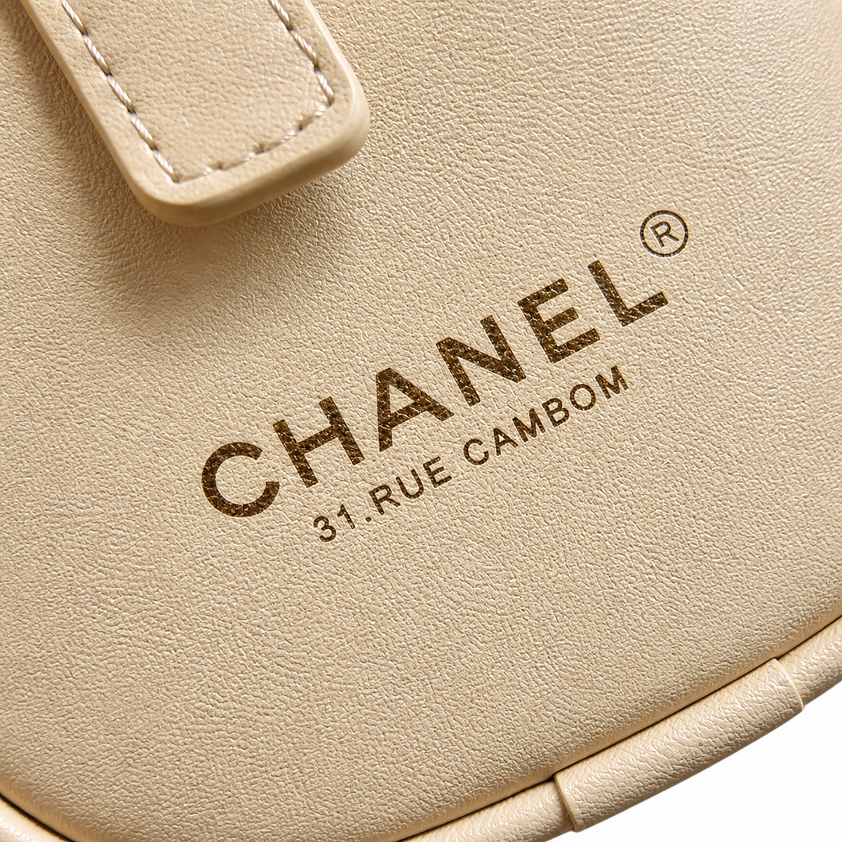 Chanel 31 Rue Cambon Mini Shopping Bag | Cream Calfskin Gold Zip Dual Handle & Strap | 20cm