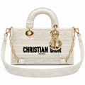 Dior Cannage Quilted Long Crossbody Bag 26cm