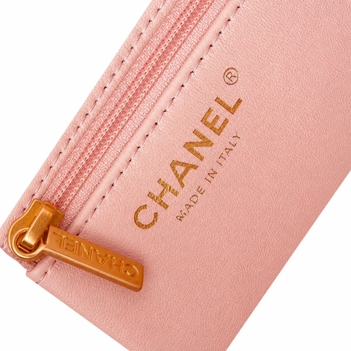 Chanel Baby Pink Quilted Lambskin Mini Coco Handle Bag Aged Gold Sculptural CC Chain