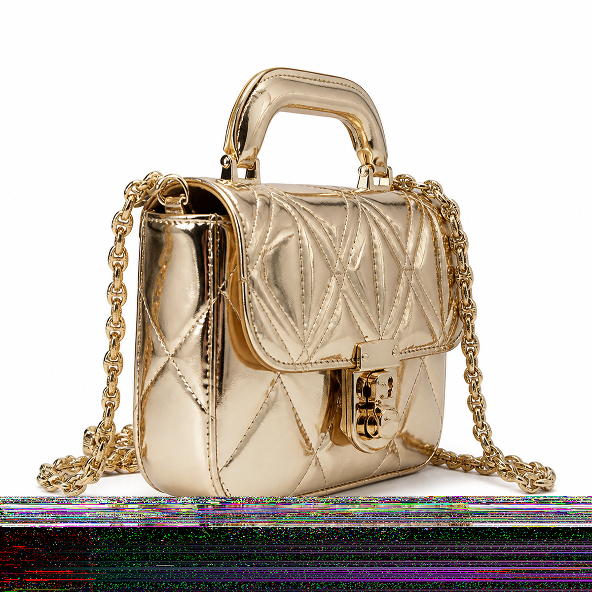 Chanel Slim Double-Chain Bag | 18×4.5×13cm