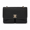 Chanel Medium Logo Flap Crossbody Bag 34×25×10cm